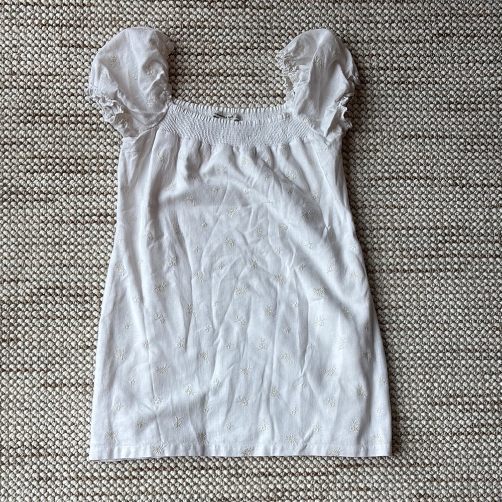 Abercrombie & Fitch White Mini Dress